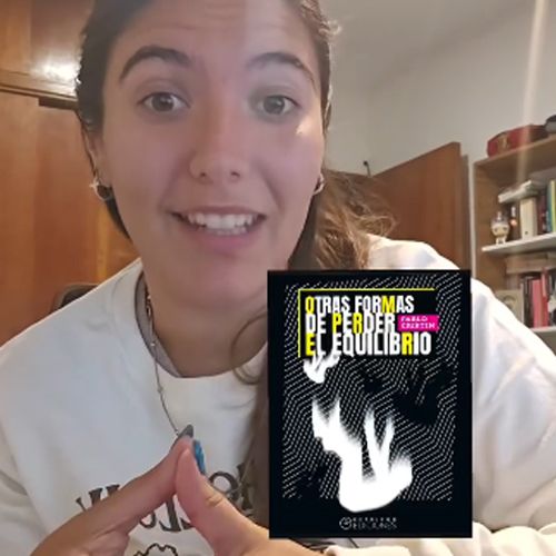 Reseña en video de @florleecosas mostrando el libro Otras Formas de Perder el Equilibrio de Pablo Cristin